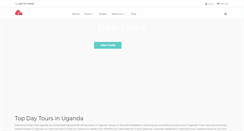 Desktop Screenshot of daytrips-uganda.com