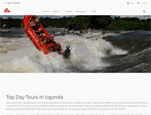 Tablet Screenshot of daytrips-uganda.com